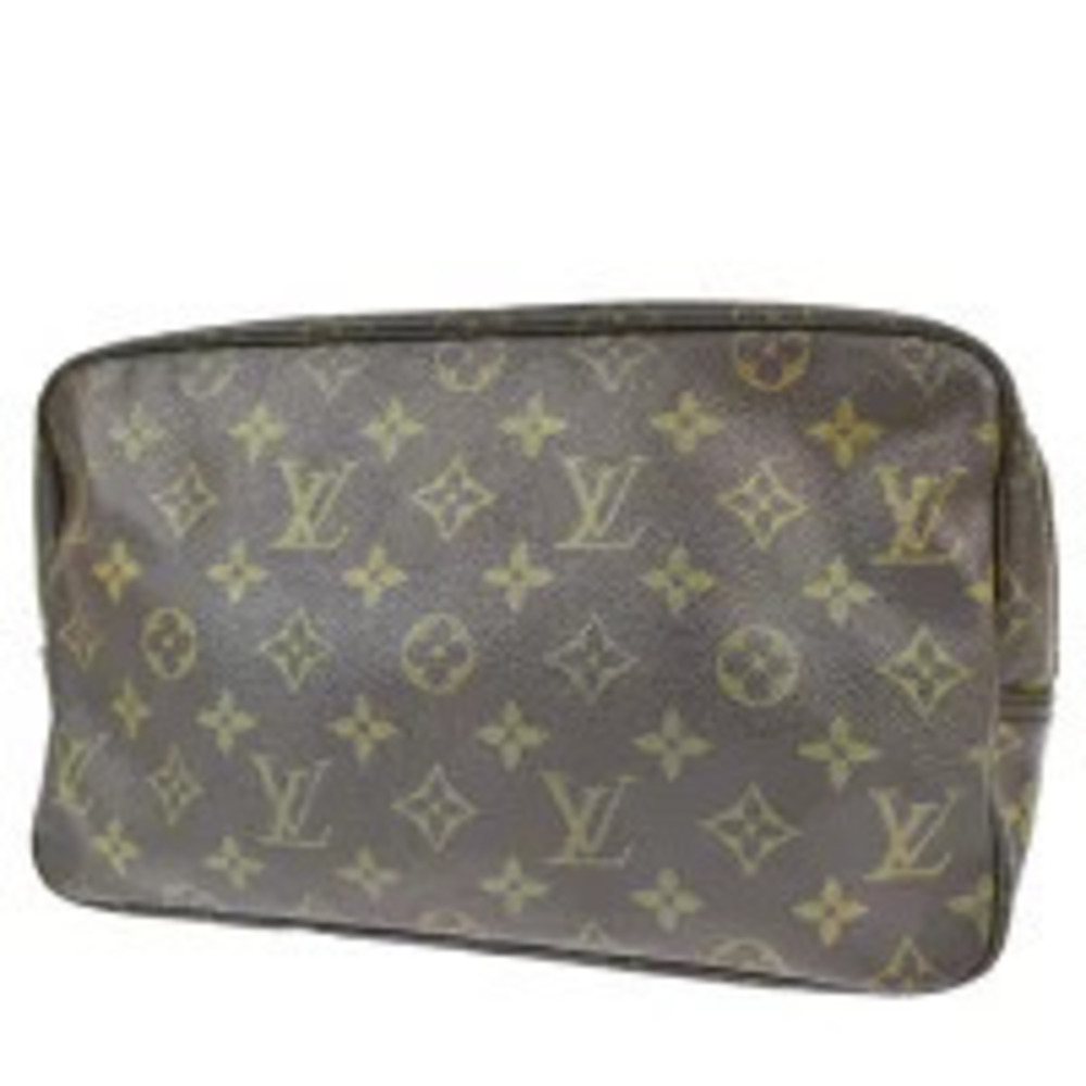 Louis Vuitton Trouse Toilette Bag Shoulder Pouch Monogram Leather